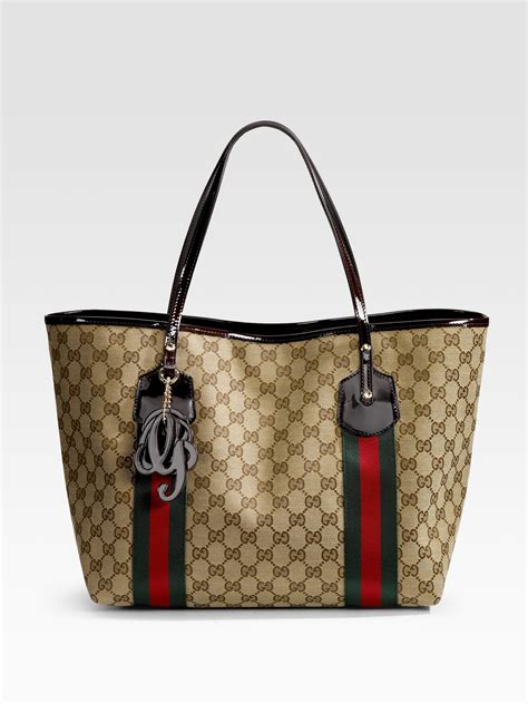 gucci bag large tote|genuine Gucci tote bag.